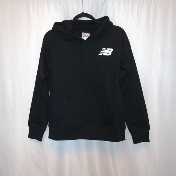 New Balance Tops - New Balance Black Core Fleece Hoodie Size Medium